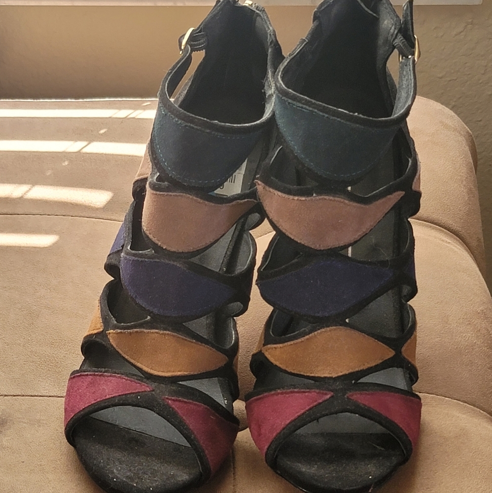 XOXO Multi Colored Heels